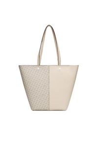MICHAEL Michael Kors Torebka Flora 30T5GFFT3B Beżowy. Kolor: beżowy. Materiał: skórzane #3