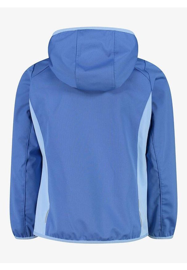 Kurtka dziewczęca CMP Cosmique. Kolor: niebieski. Materiał: softshell. Sport: turystyka piesza