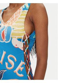Maaji Sukienka letnia PT2648CLD001 Niebieski Regular Fit. Kolor: niebieski. Materiał: wiskoza. Sezon: lato #3