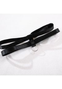 Intica - Komplet bielizny z kokardą na romantyczne wieczory Wikje. Kolor: różowy. Materiał: materiał, skóra #10