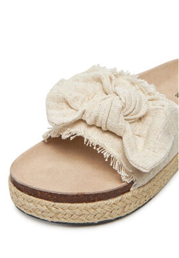 DeeZee Espadryle 92529 Beżowy. Kolor: beżowy. Materiał: materiał