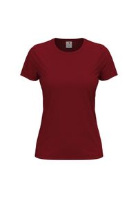 Stedman - Damska Klasyczna Koszulka O Dopasowanym Kroju. Kolor: czerwony. Sport: turystyka piesza #1