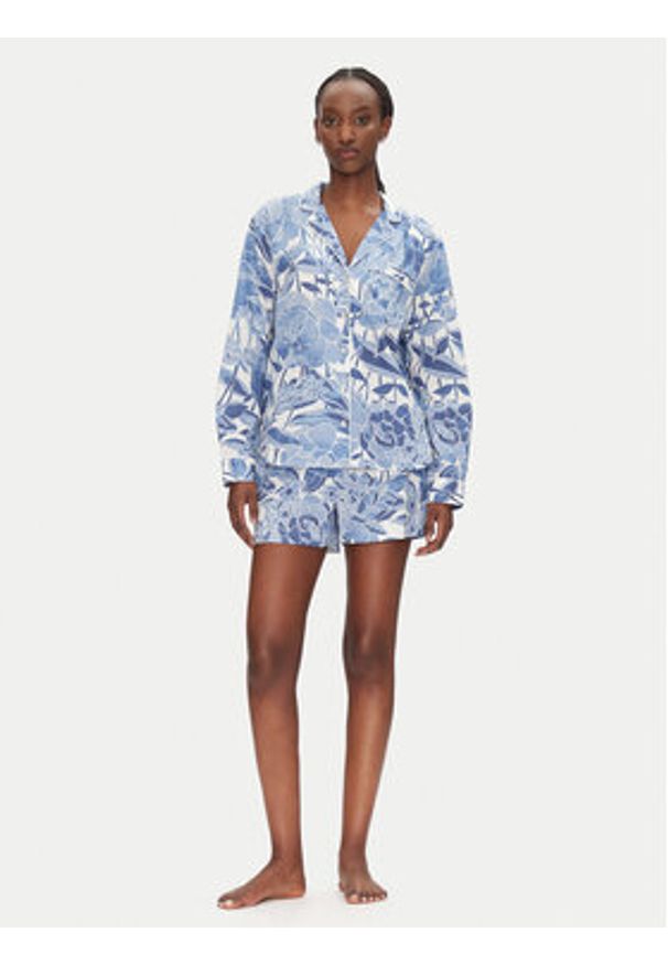 GAP - Gap Szorty piżamowe 531510-14 Niebieski Relaxed Fit. Kolor: niebieski. Materiał: bawełna