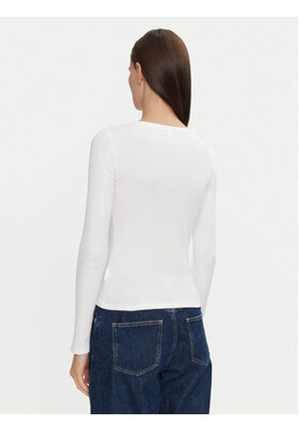 GAP - Gap Bluzka 542721-04 Biały Slim Fit. Kolor: biały. Materiał: bawełna
