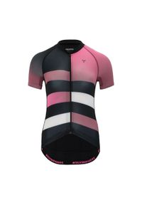 Damski jersey Silvini Mazzana. Kolor: czarny, biały, różowy, wielokolorowy. Materiał: jersey. Sport: kolarstwo #1