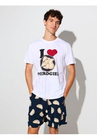 Sinsay - Bawełniana piżama dwuczęściowa z motywem świątecznym - wielobarwny. Materiał: bawełna #1