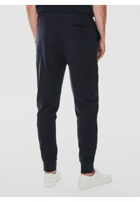 Pako Lorente - Dzianinowe spodnie dresowe w granatowym kolorze. Okazja: na co dzień. Kolor: niebieski. Materiał: dresówka, dzianina. Wzór: gładki. Styl: casual #2