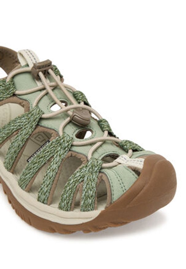 keen - Keen Sandały Whisper 1032120 Zielony. Kolor: zielony. Materiał: materiał