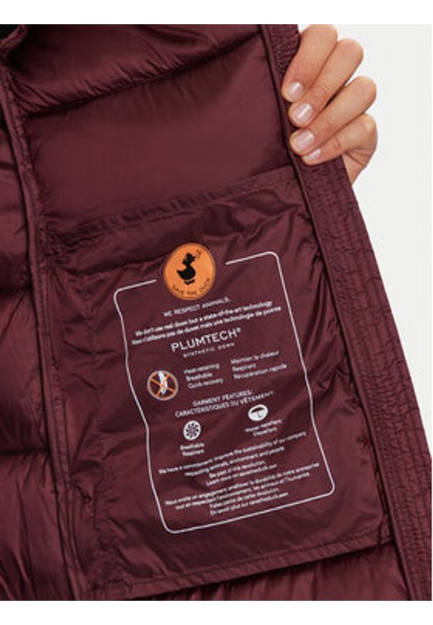 Save The Duck Kurtka zimowa D40279W IRIS19 Bordowy Regular Fit. Kolor: czerwony. Materiał: syntetyk. Sezon: zima