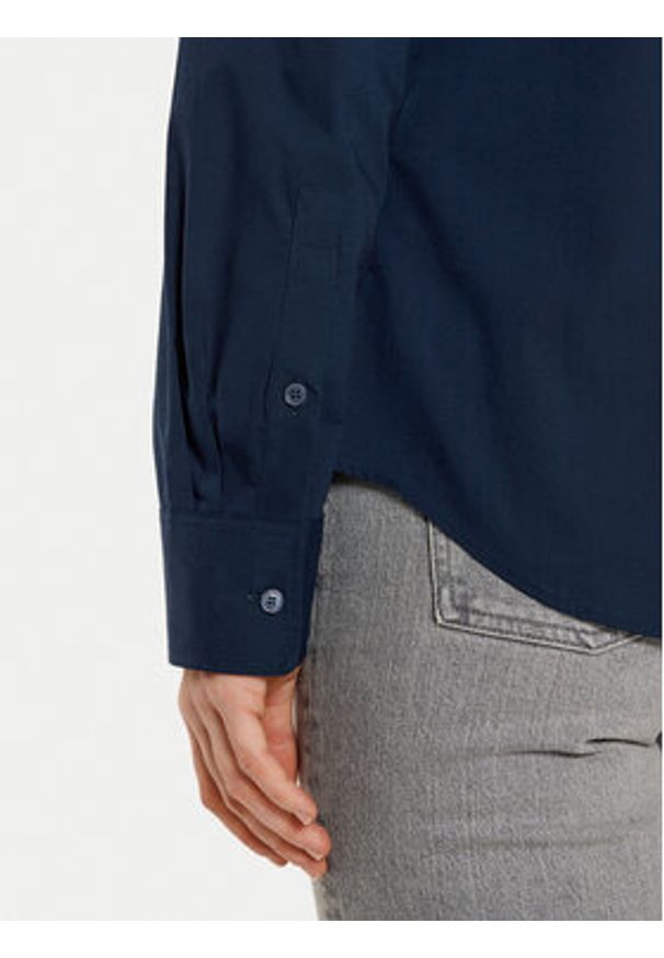 TOMMY HILFIGER - Tommy Hilfiger Koszula WW0WW43577 Granatowy Regular Fit. Kolor: niebieski. Materiał: bawełna