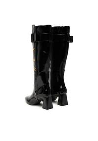 Karl Lagerfeld - KARL LAGERFELD Kozaki KL31475A Czarny. Kolor: czarny. Materiał: skóra