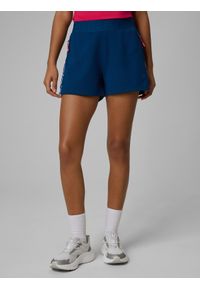 4f - 4F Spodenki dresowe damskie - turkusowe XL. Kolor: turkusowy. Materiał: dresówka. Długość: krótkie. Sezon: lato #1