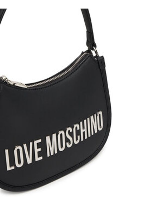Love Moschino - LOVE MOSCHINO Torebka JC4027PP1NKD000B Czarny. Kolor: czarny. Materiał: skórzane