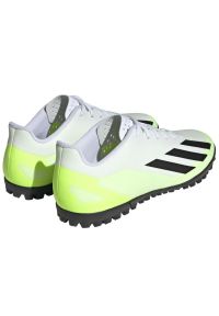 Adidas - Buty piłkarskie adidas X Crazyfast.4 Tf M IE1583 białe białe. Zapięcie: sznurówki. Kolor: biały. Materiał: syntetyk, guma. Sport: piłka nożna #4