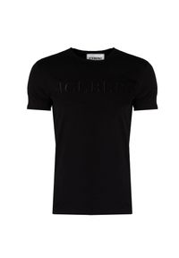 Iceberg T-Shirt "C-Neck" | F0146301 | Mężczyzna | Czarny. Okazja: na co dzień. Kolor: czarny. Materiał: bawełna. Styl: klasyczny, casual, elegancki