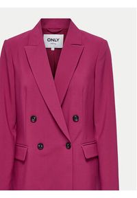 only - ONLY Marynarka Casey 15338768 Różowy Regular Fit. Kolor: różowy. Materiał: syntetyk