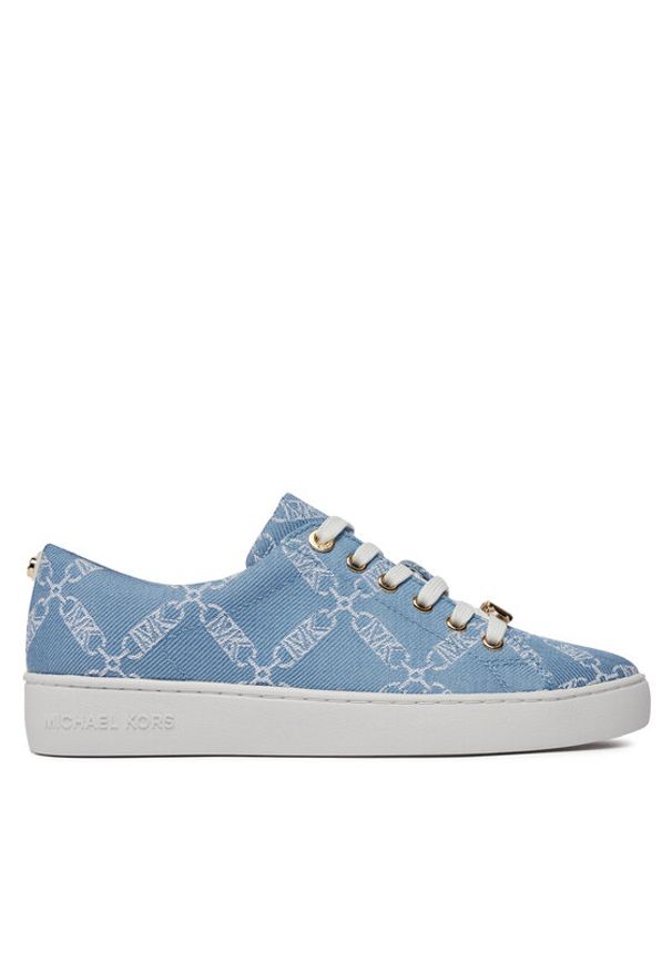 MICHAEL Michael Kors Sneakersy Keaton Lace Up 43R4KTFS2Y Niebieski. Kolor: niebieski. Materiał: materiał