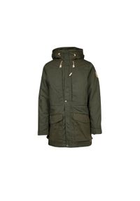 Fjällräven - Kurtka ocieplana męska Fjallraven Singi Wool Padded Parka. Kolor: zielony. Sport: turystyka piesza #1