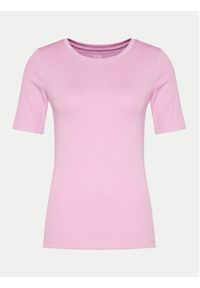 GAP - Gap T-Shirt 540635-10 Różowy Slim Fit. Kolor: różowy. Materiał: bawełna