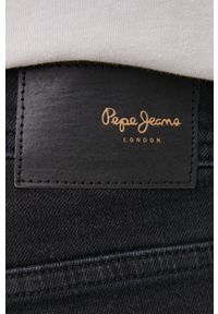 Pepe Jeans Jeansy Cash męskie. Kolor: czarny