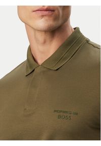 BOSS Polo PS Spirit70 50559801 Zielony Regular Fit. Typ kołnierza: polo. Kolor: zielony. Materiał: bawełna #4