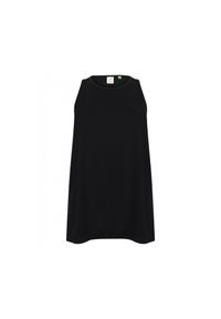 TOMBO - Damski top z odkrytymi plecami Tombo. Kolor: czarny. Sport: fitness