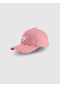 4f - 4F Czapka z daszkiem strapback damska - różowa S/M. Kolor: różowy. Materiał: materiał, bawełna. Sezon: lato. Styl: casual, sportowy #1