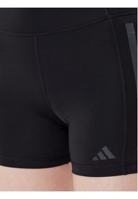 Adidas - adidas Szorty sportowe Optime 3-Stripes JG6144 Czarny Slim Fit. Kolor: czarny. Materiał: syntetyk #3
