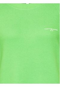 Tommy Hilfiger Curve Sukienka codzienna WW0WW39253 Zielony Regular Fit. Okazja: na co dzień. Kolor: zielony. Materiał: bawełna, syntetyk. Typ sukienki: proste. Styl: casual #3