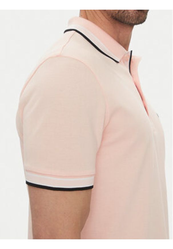 BOSS Polo Paddy 50469055 Różowy Regular Fit. Typ kołnierza: polo. Kolor: różowy. Materiał: bawełna