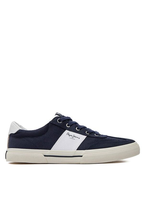 Pepe Jeans Sneakersy Kenton Strap M PMS31042 Granatowy. Kolor: niebieski