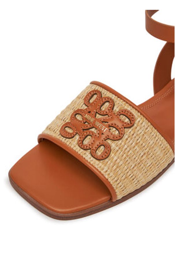 Nine West Sandały CWBFS181-03 Brązowy. Kolor: brązowy. Materiał: syntetyk, materiał