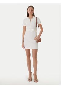 Guess Sukienka dzianinowa V6RK08 Z4642 Biały Slim Fit. Kolor: biały. Materiał: syntetyk #3