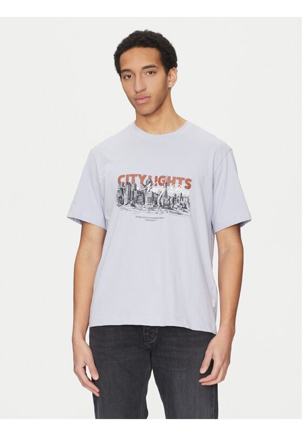 Jack & Jones T-Shirt Boston 12272981 Niebieski Relaxed Fit. Kolor: niebieski. Materiał: bawełna
