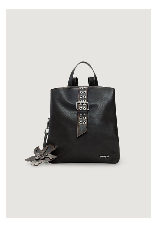 Desigual Plecak 26SAKP11 Brązowy. Kolor: brązowy. Materiał: skóra