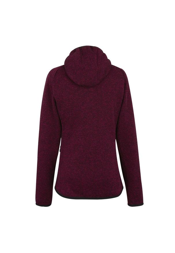 Regatta - Bluza Polarowa Damska Z Kapturem Newhill. Typ kołnierza: kaptur. Kolor: czerwony. Materiał: polar. Sezon: zima. Styl: sportowy. Sport: turystyka piesza