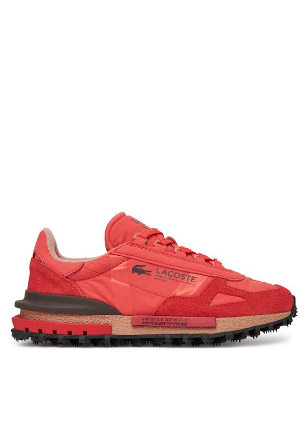 Lacoste Sneakersy 7-49SFA0002 Czerwony. Kolor: czerwony. Materiał: zamsz, skóra