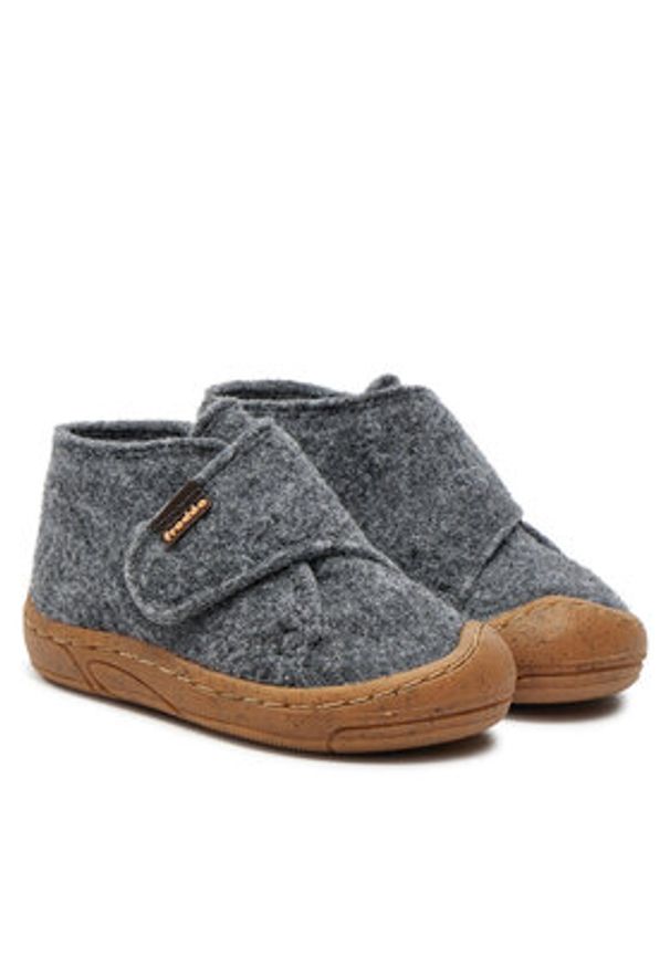 Froddo Kapcie Minni Wooly G1700343-7 M Szary. Kolor: szary. Materiał: wełna