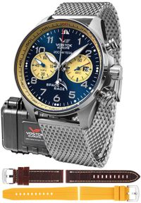Zegarek Vostok Europe Zegarek męski Vostok Europe 6S21-325A667-MEGA SET srebrny. Kolor: srebrny #1