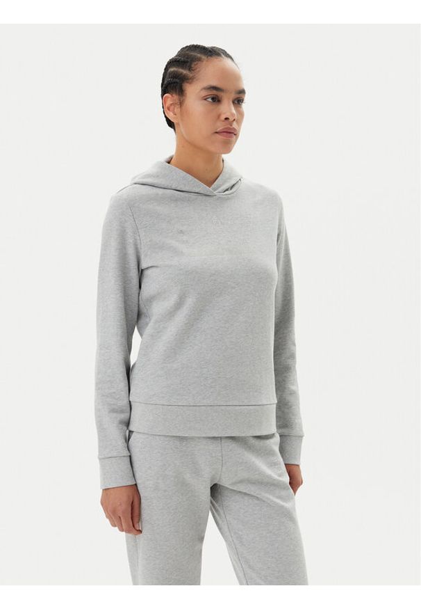 EA7 Emporio Armani Bluza 7W000095 AF12473 O8002 Szary Regular Fit. Kolor: szary. Materiał: bawełna
