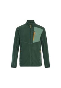 Polar zapinany na zamek błyskawiczny Protest Pallas. Kolor: zielony. Materiał: polar. Sezon: jesień #1