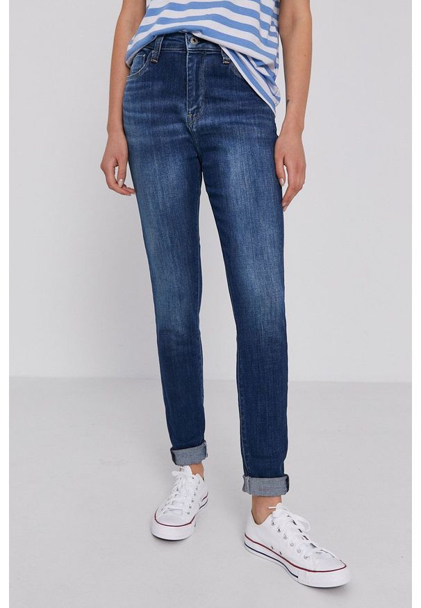 Pepe Jeans - Jeansy Dion. Kolor: niebieski