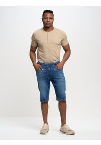 Big-Star - Szorty męskie jeansowe Parker 318. Kolor: niebieski. Materiał: jeans. Sezon: lato. Styl: klasyczny