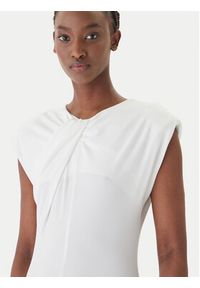 Fracomina Sukienka koktajlowa FS26SD2008W62601 Biały Slim Fit. Kolor: biały. Materiał: syntetyk. Styl: wizytowy #4