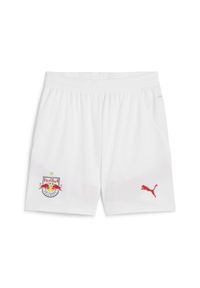 Puma - Młodzieżowe szorty FC Red Bull Salzburg 24/25 PUMA White Red. Kolor: biały, czerwony, wielokolorowy. Sport: piłka nożna