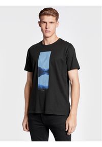 !SOLID - Solid T-Shirt 21107224 Czarny Regular Fit. Kolor: czarny. Materiał: bawełna #1