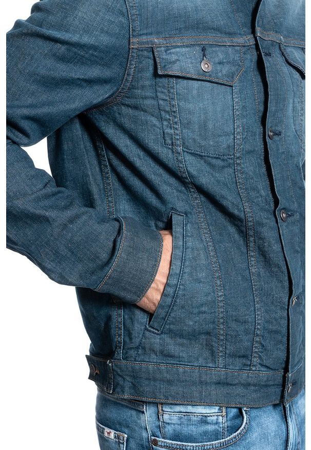 Mustang - MĘSKA KURTKA JEANSOWA MUSTANG DALLAS 1009607 5000 883. Materiał: jeans