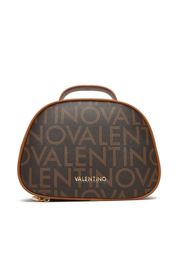 VALENTINO - Kosmetyczka Valentino. Kolor: brązowy