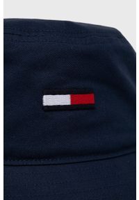 Tommy Jeans kapelusz bawełniany kolor granatowy bawełniany. Kolor: niebieski. Materiał: bawełna #4