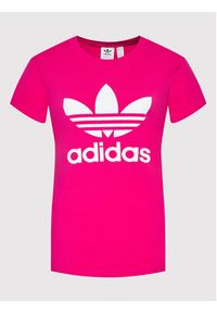 Adidas - adidas T-Shirt adicolor Classics Trefoil HG3785 Różowy Regular Fit. Kolor: różowy. Materiał: bawełna #4